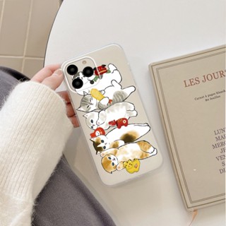 เคสโทรศัพท์มือถือ กันกระแทก พิมพ์ลายแมวน่ารัก สําหรับ IPhone XS 8 XR Pro Plus 7S 14 13 Max SE Mini 2020 12 7 X 11 6S 6