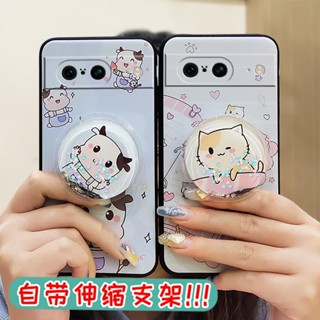 เคสโทรศัพท์มือถือ ลายการ์ตูนอนิเมะตลก สีพื้น สําหรับ Google Google Pixel8