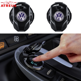 Volkswagen ฝาครอบปุ่มสตาร์ทเครื่องยนต์รถยนต์ สําหรับ VW Polo Volkswagen Golf mk3 mk6 mk7 Scirocco Beetle Passat B5 B6 B7 CC B8 T5