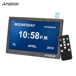 Andoer ปฏิทินนาฬิกาปลุกดิจิทัล IPS 1024*600 10 นิ้ว พร้อมรีโมตคอนโทรล 2.4G La Came-6.5