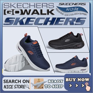 [รองเท้าผ้าใบผู้ชาย คุณภาพดี] Skechers_ Go-Walk ARCH-Fit รองเท้าผ้าใบลําลอง สําหรับผู้ชาย เหมาะกับการเล่นกีฬากลางแจ้ง