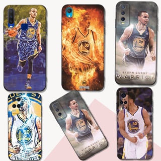 เคสโทรศัพท์มือถือ ซิลิโคนนิ่ม Tpu ลาย Stephen Curry สีดํา สําหรับ Vivo Y91 Y95 U1 Y72 5G Y52 5G Y70 Y91i Y93s Y93 Lite