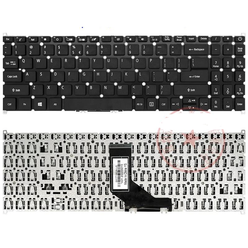แป้นพิมพ์แล็ปท็อปสําหรับ Acer P215-52 52G 53 53G TMP215-52 N19Q8 A515-53 A315-54 A315-55 แป้นพิมพ์โน