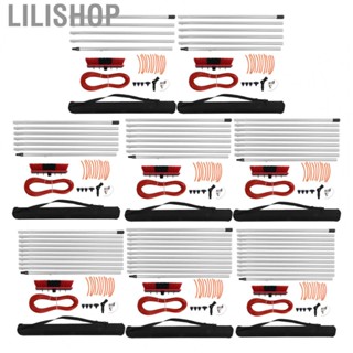 Lilishop Solar Panel Cleaning Brush  Water Fed Pole Kit Telescopic Pole Adjustable Window Cleaning Pole Lightweight  for Glass Curtain Walls