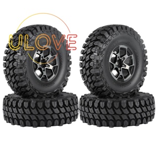 ชุดขอบล้อ โลหะ 110 มม. 1.9 บีดล็อก แบบเปลี่ยน สําหรับรถไต่หินบังคับ 1/10 Axial SCX10 Traxxas TRX4 D90 Redcat