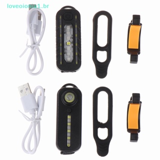 Loveoionia1 ไฟตํารวจ LED สีแดง สีฟ้า พร้อมคลิปชาร์จ USB