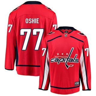 เสื้อกีฬาแขนยาว HQ1 NHL Washington Capitals Home Jersey Oshie Hockey พลัสไซซ์ QH1