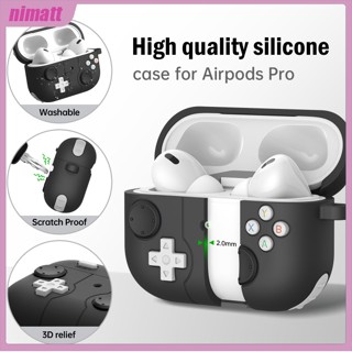 Ni เคสหูฟังบลูทูธ ซิลิโคน พร้อมคาราบิเนอร์ สําหรับ Airpods Pro2