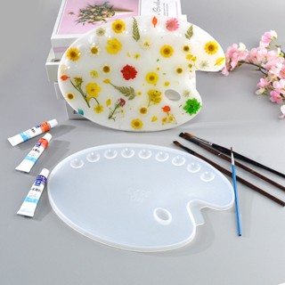 ถาดแม่พิมพ์เรซิ่น รูปไข่ แฮนด์เมด สําหรับทําสีน้ํามัน DIY