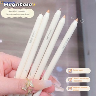 Magic Casa Concealer Pen Cover Spot Highlight Shadows Oil-And Sweat-proof Not Easy To Render Double-headed Slim highgoss.th