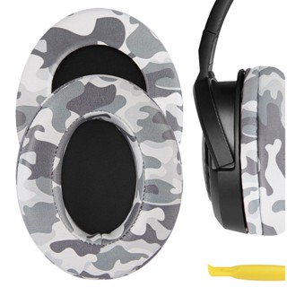 Geekria แผ่นครอบหูฟัง แบบหนาพิเศษ ลายพราง แบบเปลี่ยน สําหรับ Corsair HS35 HS40 HS45