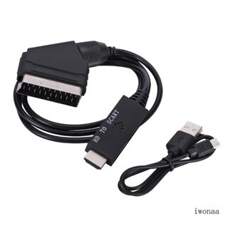 อะแดปเตอร์แปลง PAL NTSC SCART Output Micro USB