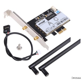 Iwo การ์ด WIFI WLAN PCI-E ไร้สาย 867Mbps สําหรับ Express 7260AC 2 4G 5G Dual Band 7260HMW BT 4 0 AC-7260