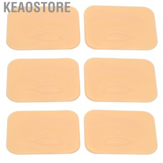 Keaostore Eye Makeup Practice Face  Soft Elastic Close Human Skin Silicone Material for Eyebrow Tattooing Eyeliner