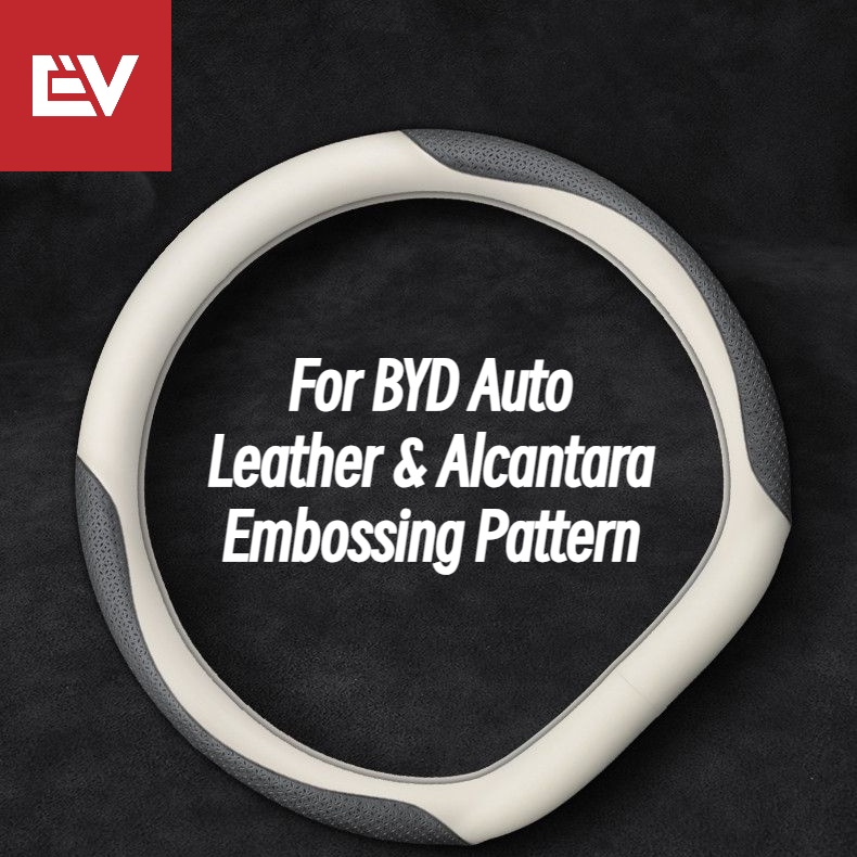 สําหรับ BYD All Series ฝาครอบพวงมาลัยแบบกําหนดเองอัตโนมัติ Alcantara หนังแท้คาร์บอนไฟเบอร์สําหรับ BYD [ATTO1][M6(eMax7)][ซีล 6][ซีล 5][ATTO 3][นกนางนวล][Dolphin][DENZA][DENZA][