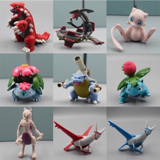 Takara TOMY ฟิกเกอร์การ์ตูนโปเกม่อน Ash Ketchum Blastoise Jolteon Venusaur Magikarp &amp;amp; โมเดลฟิกเกอร์ ของเล่นสําหรับเด็ก