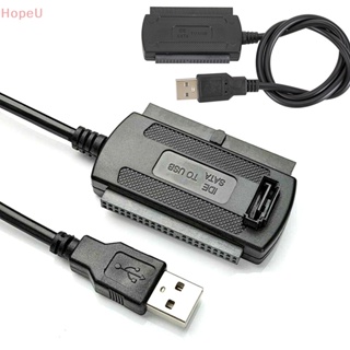 [HopeU] อะแดปเตอร์แปลงสายเคเบิ้ล USB 2.0 เป็น IDE สําหรับฮาร์ดไดรฟ์ HD 2.5 3.5 นิ้ว