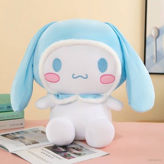 หมอนตุ๊กตานุ่ม รูปการ์ตูน Sanrio Winter Series Cinnamoroll ขนาด 50 ซม. เหมาะกับของขวัญ สําหรับตกแต่งบ้าน