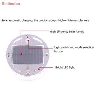 [Smileofen] หลอดไฟ LED พลังงานแสงอาทิตย์ สําหรับติดล้อรถยนต์ 1 ชิ้น