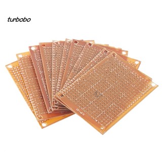 Turbobo บอร์ดวงจรทดลอง PCB ทองแดง 5x7 ซม. 10 ชิ้น