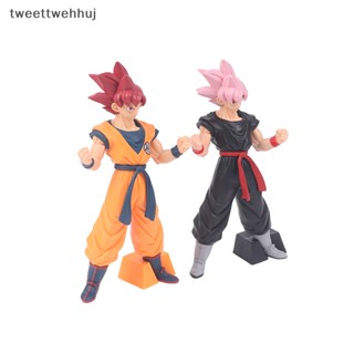 โมเดลฟิกเกอร์อนิเมะ Dragon Ball Red Hair Son Goku ของเล่นสําหรับเด็ก