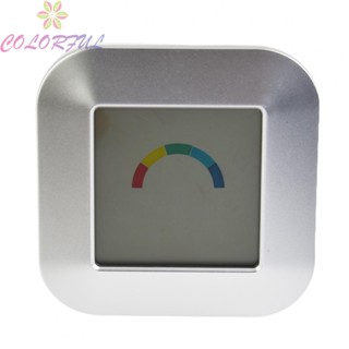 【COLORFUL】Thermohygrometer Temperature Clock 1pcs 8.5*1.8*8.5cm Digital Thermometer