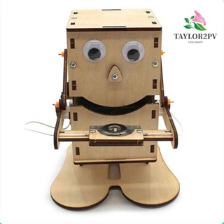 TAYLOR2PV หุ่นยนต์กินเหรียญ อิเล็กทรอนิกส์ เพื่อการเรียนรู้เด็ก DIY