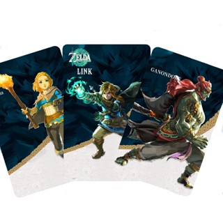 การ์ดเกม Zelda Tears of the Kingdom Amiibo สไตล์เจ้าหญิง สําหรับเก็บสะสม 3 ชิ้น