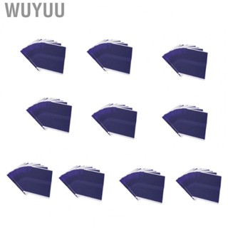 Wuyuu Tattooing Transfer Paper Tattoo Stencil Paper Professional 100 Sheets Purple Dye A4 Size Clear Pattern for Skin for Beignners