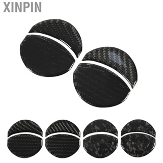 Xinpin Air Outlet Decoration Trim  Stickup Carbon Fiber Thin Air Vent Cover Trim  for Car