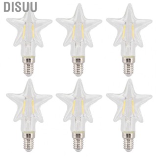 Disuu Lamp Bulb Decorative Eye Protection Pentagram Shape Compact for Office