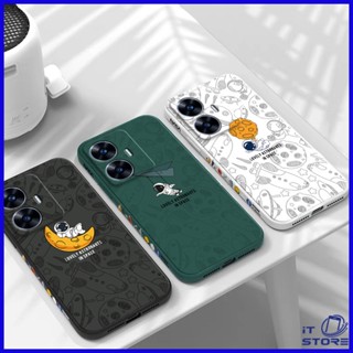 เคส Realme C55 เคสซิลิโคนป้องกัน RealmeC55 เคสนักบินอวกาศ Realme C55 เคสนิ่มอินเทรนด์ Spaceman 2C-TKR