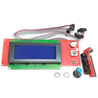  จอแสดงผล LCD อะไหล่เครื่องพิมพ์ 3D Reprap Smart Controller Reprap Ramps 1.4 2004 ควบคุม LCD