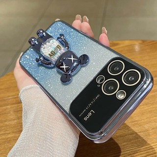 Sierra Blue เคส iPhone ซิลิโคน ลายหมีโหด ตัวนี้ เป็นที่จับที่เข้ากันได้ เคสโทรศัพท์มือถือ สําหรับ iPhone 14 13 12 11 Pro Max 7 Plus 8plus 11