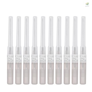 เข็มเจาะร่างกาย แบบสเตนเลส ใช้แล้วทิ้ง 16 กรัม 10 ชิ้น