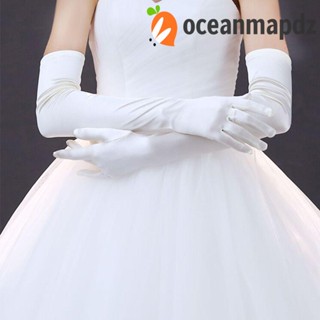 OCEANMAPDZ ถุงมือยาว ป้องกันแดด มีประสิทธิภาพ สําหรับผู้หญิง งานพรอม ปาร์ตี้