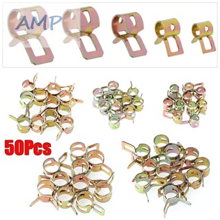 ⚡READYSTOCK⚡Tube Clamps Assortment 65Mn spring steel Clip Fuel Water Line Hose Pipe Tube