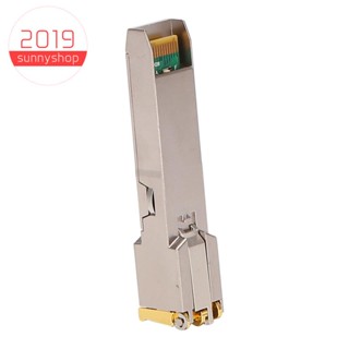 Sfp โมดูลสวิตช์ RJ45 Gbic 10 100 1000 เชื่อมต่อ SFP ทองแดง RJ45 SFP โมดูล Gigabit พอร์ตอีเธอร์เน็ต