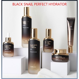 Eshumi Black Snail Perfect Hydrator ครีม, ผิว, โลชั่น, แอมเปิ้ล, เอสเซ้นส์, ครีมบํารุงรอบดวงตา