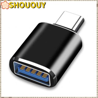 SHOUOUY อะแดปเตอร์แปลง 3.0 USB 5GBPS Type C เป็น USB ความเร็วสูง 500 MB/S สําหรับรถยนต์