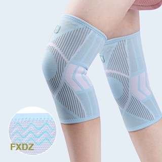 Fxdz สนับเข่า ผ้าไนล่อน ยืดหยุ่น สําหรับเล่นกีฬา บาสเก็ตบอล วอลลี่บอล S-XL 1 คู่