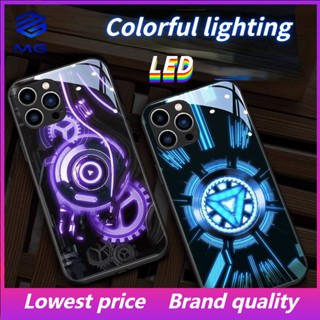 Mg เคสโทรศัพท์มือถือ LED ทรงสามเหลี่ยม สําหรับ Samsung S23ULTRA S23Plus S21Plus S22Plus S22ULTRA S20PLUS A53 A73 A12 A14 A72 A71 A52 A51 A32 A21S NOTE10 10Plus NOTE20ultra