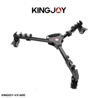 Kingjoy VX-600 Foldable Tripod Dolly ล้อเลื่อน ใส่ขาตั้งกล้อง สำหรับงานถ่าย Video