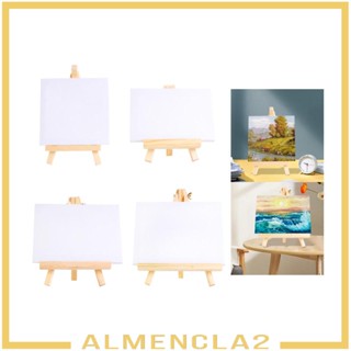 [Almencla2] ขาตั้งกล้องไม้ ขนาดเล็ก สําหรับวางการ์ด ตัวเลข งานแต่งงาน งานฝีมือ เพ้นท์สีเด็ก