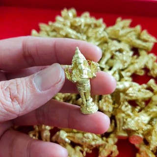 🕉พระพิฆเนศปางยืนประทานพร🕉⚜️งานทองเหลืองแท้ 💯%⚜️ คือ ความอุดม สมบูรณ์ของแผ่นดิน พระพิฆเนศทองเหลือแท้100%