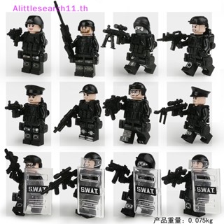 Alittlesearch11 บล็อกตัวต่อปริศนา รูปทหาร สําหรับเด็ก 12 ชิ้น