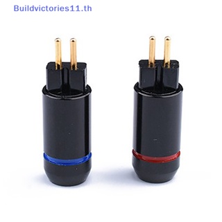 Buildvictories11 สายเคเบิลหูฟัง 0.78 มม. Pin 2 Pin 0.78 Pin 1964 พร้อมช่องเสียบ DIY 2 ชิ้น