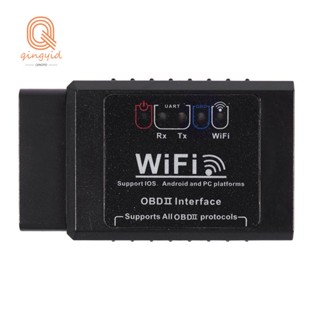 Elm327 V1.5 Obd2 เครื่องสแกนเนอร์ Wifi หลายยี่ห้อ รองรับโปรโตคอล Obd2 ทุกรุ่น ทํางานบน Ios Android Symbian Windows