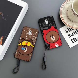 เคสโทรศัพท์มือถือ กันกระแทก ลายการ์ตูนหมีบราวน์ สําหรับ Nokia 3