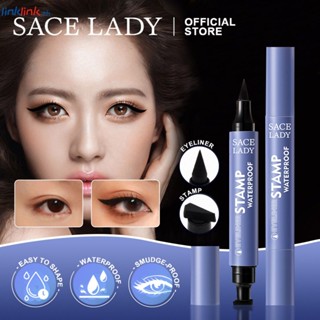 Sace LADY ปากกาอายไลเนอร์ แบบสองหัว กันน้ํา ไม่เลอะ ติดทนนาน แห้งเร็ว